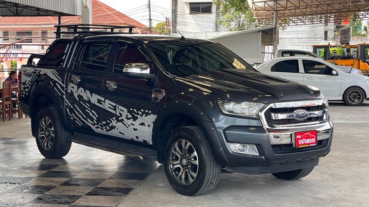 Ford Ranger 2018 2.2 Hi-Rider XLT Pickup ดีเซล ไม่ติดแก๊ส เกียร์อัตโนมัติ เทา รูปที่ 3