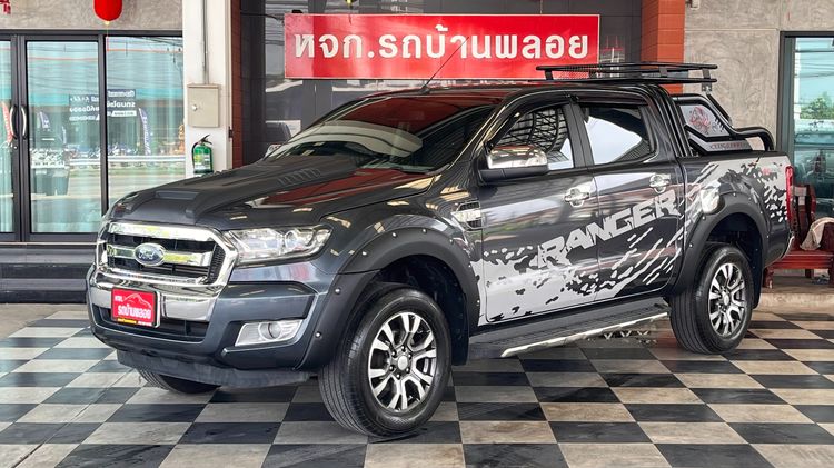 รถ Ford Ranger 2.2 Hi-Rider XLT สี เทา