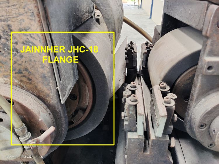 ขาย Flange หิน ของใหม่ แกะกล่อง สินค้าป้ายแดง Flange หินเจียร์ ไร้ศูนย์ Centerless Machine ยี่ห้อ JAINNHER JHC-18 รูปที่ 2