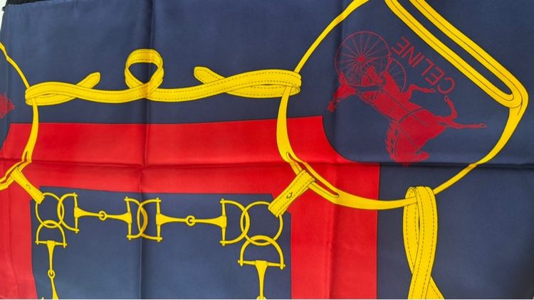 CELINE SILK SCARF  รูปที่ 6