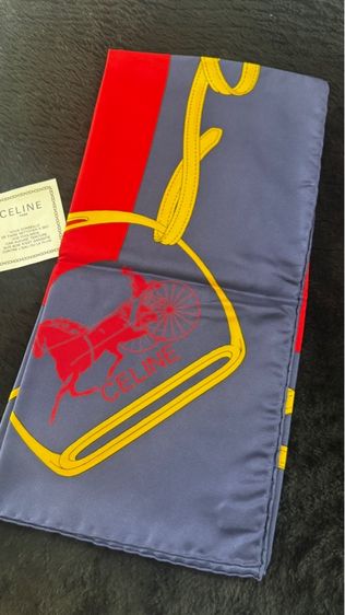 CELINE SILK SCARF  รูปที่ 3