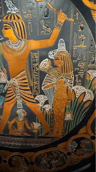 จานทองแดงอียิปต์ แขวนผนัง  รูปที่ 9