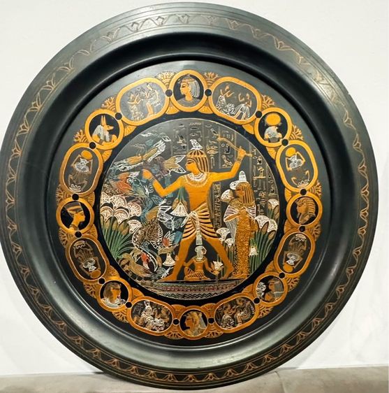 ของตกแต่งบ้านอื่นๆ จานทองแดงอียิปต์ แขวนผนัง 