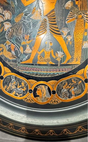 จานทองแดงอียิปต์ แขวนผนัง  รูปที่ 4