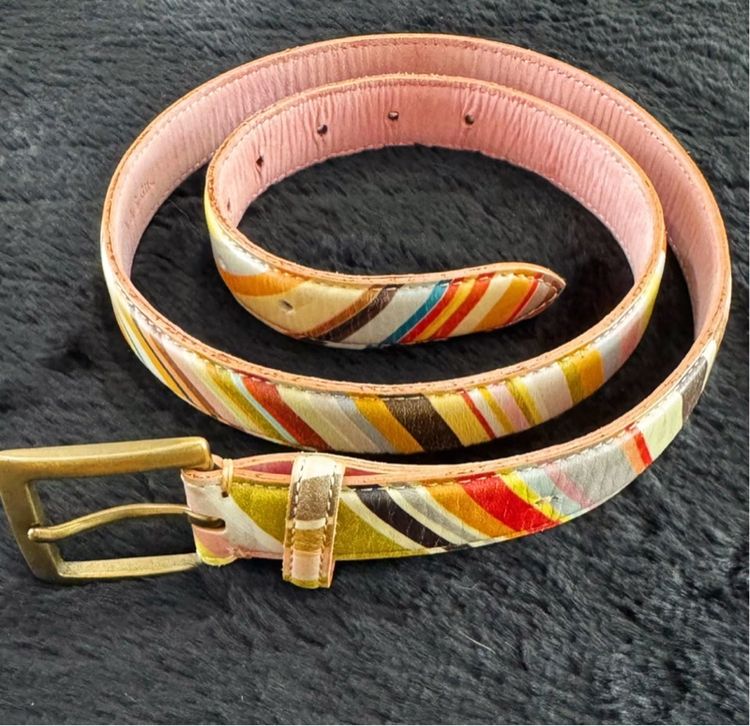เข็มขัด พอล สมิทPaul Smith Signature Multicolor 