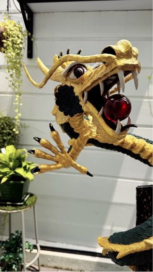 มังกรโชคลาภบนฐานหินอ่อน รูปที่ 2