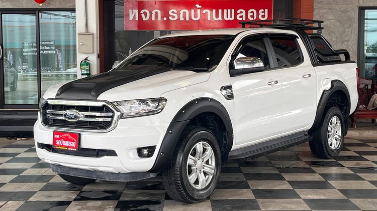 Ford Ranger 2019 2.2 Hi-Rider XLT Pickup ดีเซล ไม่ติดแก๊ส เกียร์อัตโนมัติ ขาว