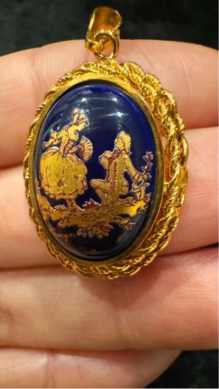 จี้รูปโรมิโอและจูเลียตคู่รักจากกระเบื้องเคลือบ แบรนด์ดัง LIMOGES  รูปที่ 4