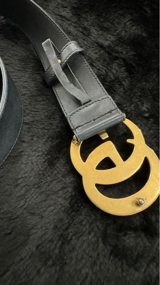 เข็ดขัดหนังกุชชี่ หัว GG สีทอง  รูปที่ 6