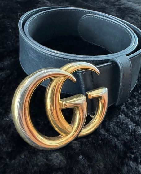 เข็ดขัดหนังกุชชี่ หัว GG สีทอง  รูปที่ 2