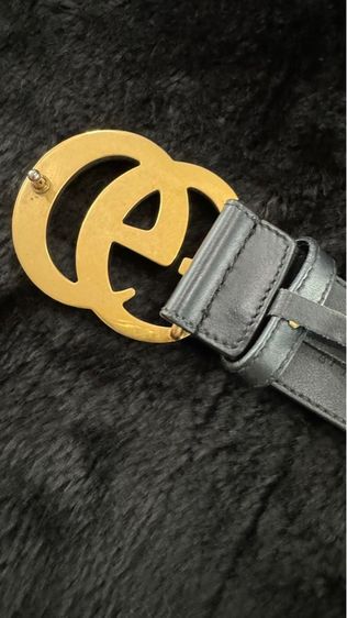 เข็ดขัดหนังกุชชี่ หัว GG สีทอง  รูปที่ 5