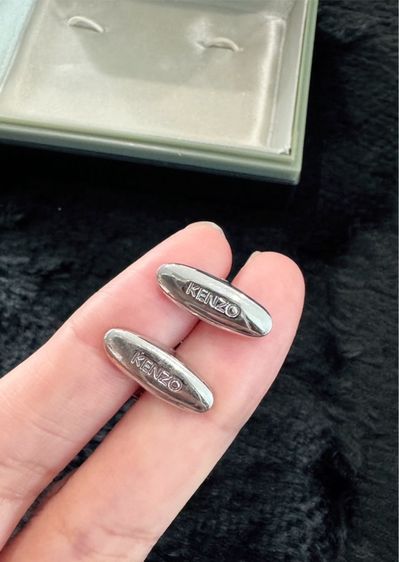 Kenzo cufflinks with Green Gem with box คัฟลิงค์ เคนโซ่ พร้อมกล่อง รูปที่ 4