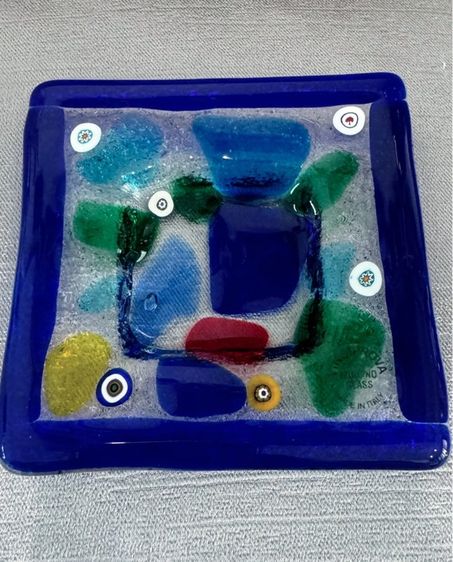 อื่นๆ จานแก้วผสมใส่เครื่องประดับ มูราโน่ จาก อิตาลี Murano