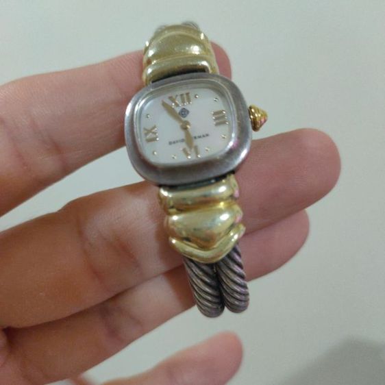 นาฬิกา ผู้หญิง ผลงาน David Yurman double cable ทองคำ14K 585 เงิน 925 รูปที่ 4