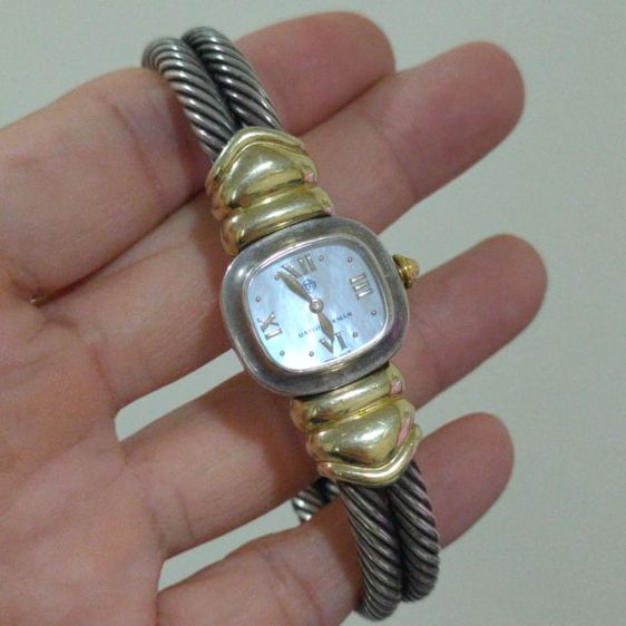 นาฬิกา ผู้หญิง ผลงาน David Yurman double cable ทองคำ14K 585 เงิน 925 รูปที่ 9