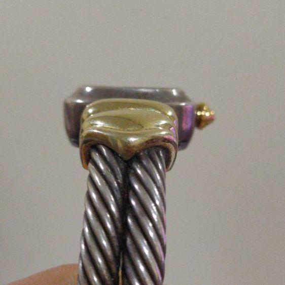 นาฬิกา ผู้หญิง ผลงาน David Yurman double cable ทองคำ14K 585 เงิน 925 รูปที่ 13