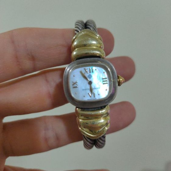 นาฬิกา ผู้หญิง ผลงาน David Yurman double cable ทองคำ14K 585 เงิน 925 รูปที่ 3