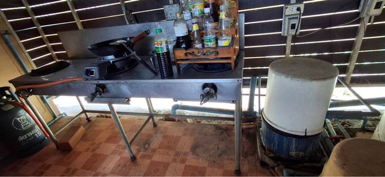 ชุดเตาจีน 3 หัว พร้อมฮูดดูดควัน รูปที่ 3