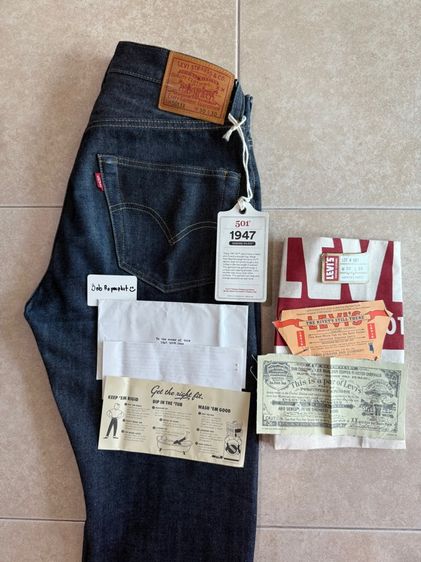 LEVI’S 501  LVC  Big E  1947 เอว 30 นิ้ว รูปที่ 11