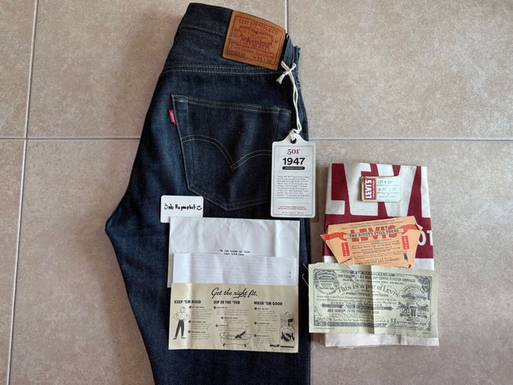 อื่นๆ อื่นๆ แขนยาว อื่นๆ Levi's LEVI’S 501  LVC  Big E  1947 เอว 30 นิ้ว