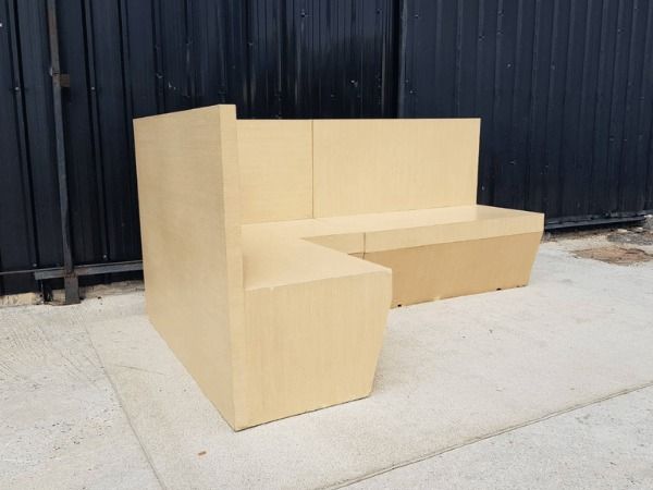 ม้านั่งเข้ามุมL 2 ชิ้น พนักพิงหลังสูง  รูปที่ 3