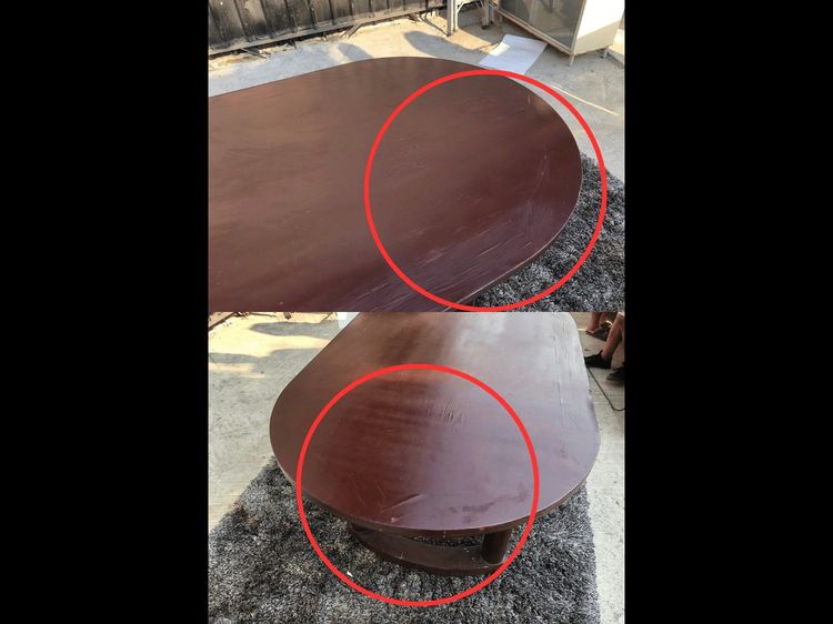 โต๊ะไม้อเนกประสงค์ สีน้ำตาล รูปที่ 11