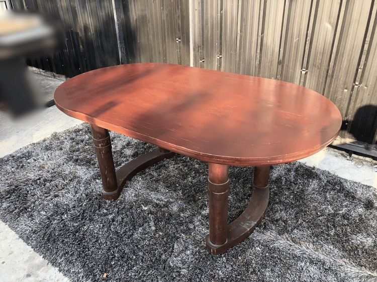 โต๊ะไม้อเนกประสงค์ สีน้ำตาล รูปที่ 3