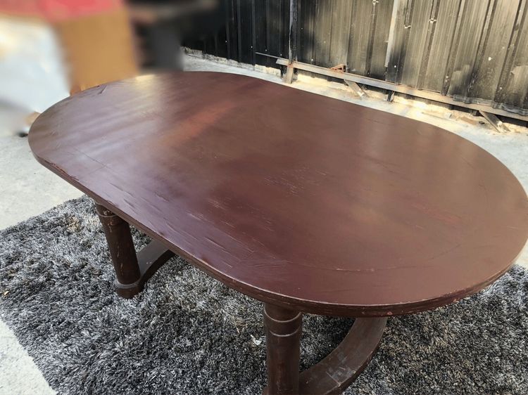 โต๊ะไม้อเนกประสงค์ สีน้ำตาล รูปที่ 9