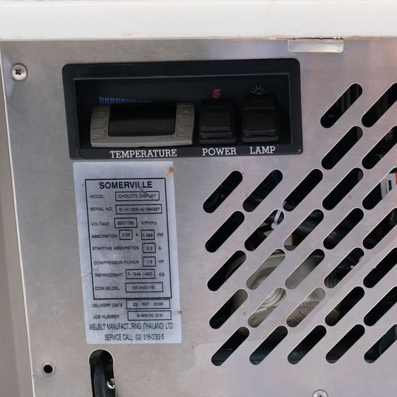 ตู้แช่สแตนเลส Somerville แบบวางเคาน์เตอร์มีล้อ รูปที่ 5