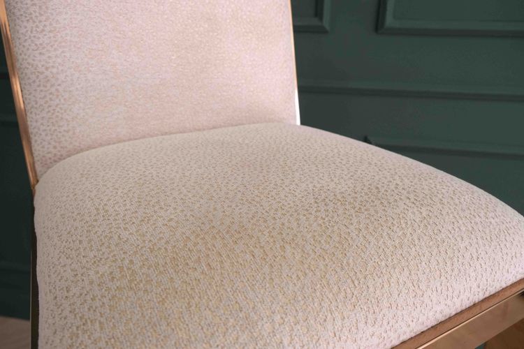 เก้าอี้บาร์ ขาสแตนเลส สี PinkGold เก้าอี้บาร์ Modern Luxury Style รูปที่ 3
