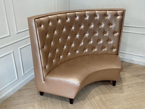 โซฟาหนังทรงโค้ง โซฟาเลานจ์ โซฟาร้านอาหารไนท์คลับ รูปที่ 12