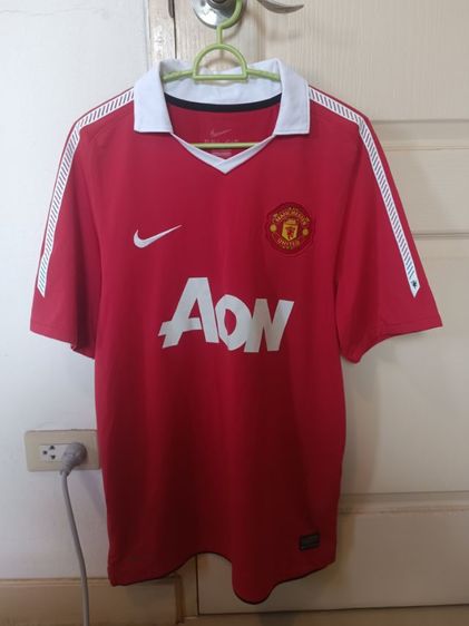 ไม่ระบุ แดง ชุดฟุตบอล Nike เสื้อฟุตบอลทีม MANCHESTER UNITED 2010-2011 ไซส์ M.