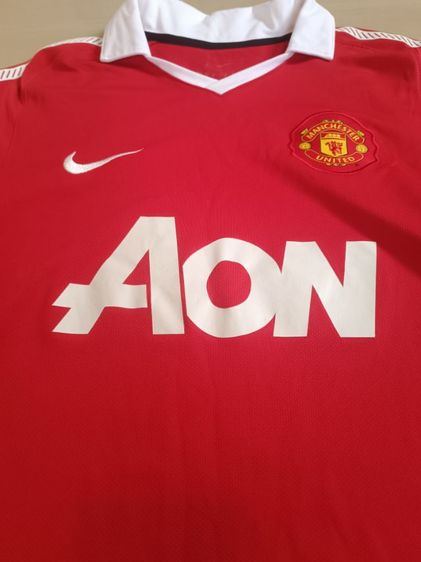 เสื้อฟุตบอลทีม MANCHESTER UNITED 2010-2011 ไซส์ M. รูปที่ 5