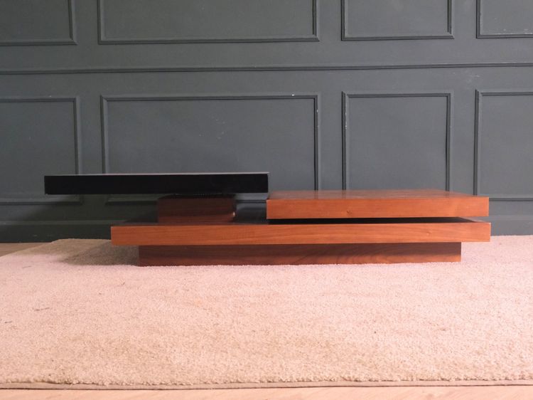 โต๊ะวินเทจปรับระดับ สไตล์โมเดิร์น สีไม้มะออกกานีดำ รูปที่ 10