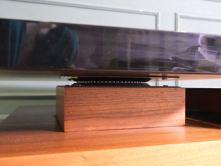 โต๊ะวินเทจปรับระดับ สไตล์โมเดิร์น สีไม้มะออกกานีดำ รูปที่ 7