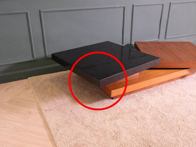 โต๊ะวินเทจปรับระดับ สไตล์โมเดิร์น สีไม้มะออกกานีดำ รูปที่ 11