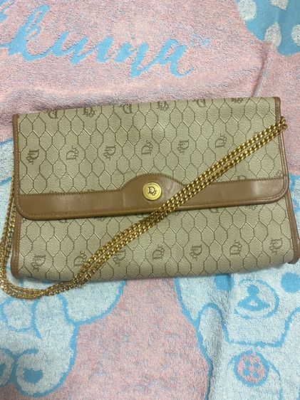 หญิง น้ำตาล หนัง PU Dior กระเป๋า วินเทจ