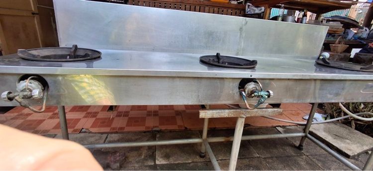 ชุดเตาจีน 3 หัว พร้อมฮูดดูดควัน รูปที่ 12