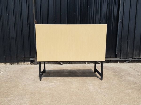 ชุดโต๊ะเก้าอี้ไม้ 4 ที่นั่ง ขาเหล็ก สีดำ รูปที่ 14