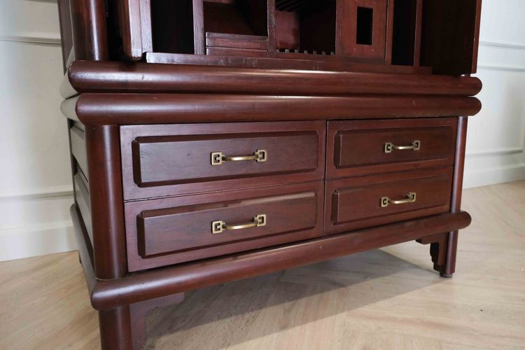 ตู้ไม้สัก 4 บานเปิด งานคุณภาพจากโรงแรม 5 ดาว รูปที่ 13