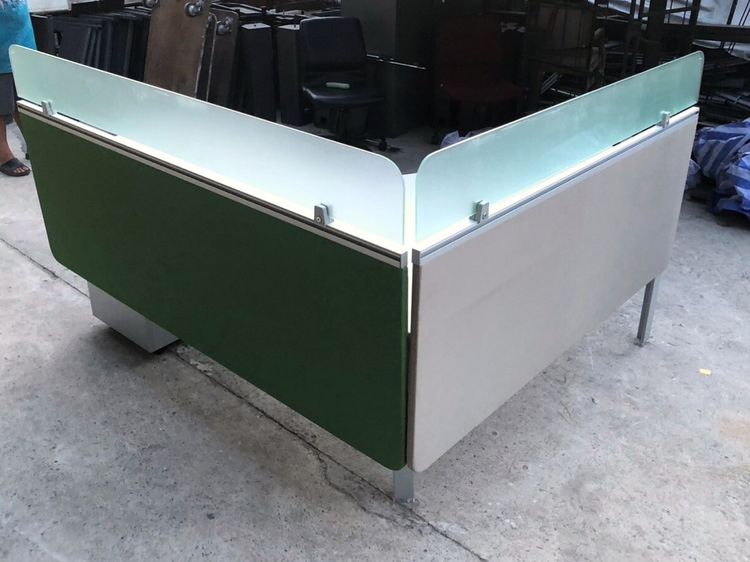 โต๊ะทำงานแอล พร้อมตู้เอกสาร สีเทาอ่อน รูปที่ 14