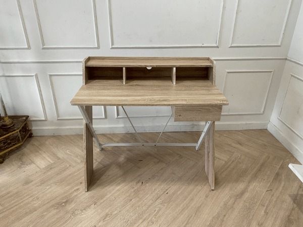 โต๊ะทำงาน พร้อมชั้นวางติดผนัง ยี่ห้อ Furradec รูปที่ 7