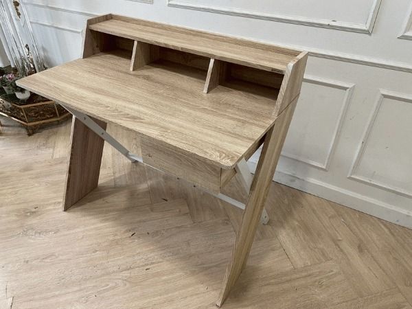 โต๊ะทำงาน พร้อมชั้นวางติดผนัง ยี่ห้อ Furradec รูปที่ 8