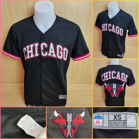 ดำ แขนสั้น อื่นๆ เสื้อ CHICAGO 