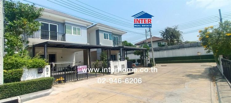 มีบางส่วน ไม่ใช่ บ้านเเฝด 2 ชั้น 36 ตร.ว. หมู่บ้านชวนชื่นพาร์ค กาญจนา-บางใหญ่ ซอยกันตนา ถนนกาญจนาภิเษก ถนนบางใหญ่-บางคูลัด บางใหญ่ นนทบุรี