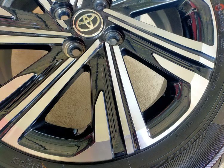 แม็กโตโยต้า ขอบ16 สีเดิม พร้อมยางโยโกฮาม่า 195 60 16 ปี24 ยางสวยทุกเส้นใส่ yaris vios รูปที่ 7