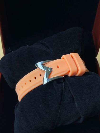 GAGA Milano 702005 Quartz Analog Watch Orange 40 mm Swissmade  รูปที่ 9