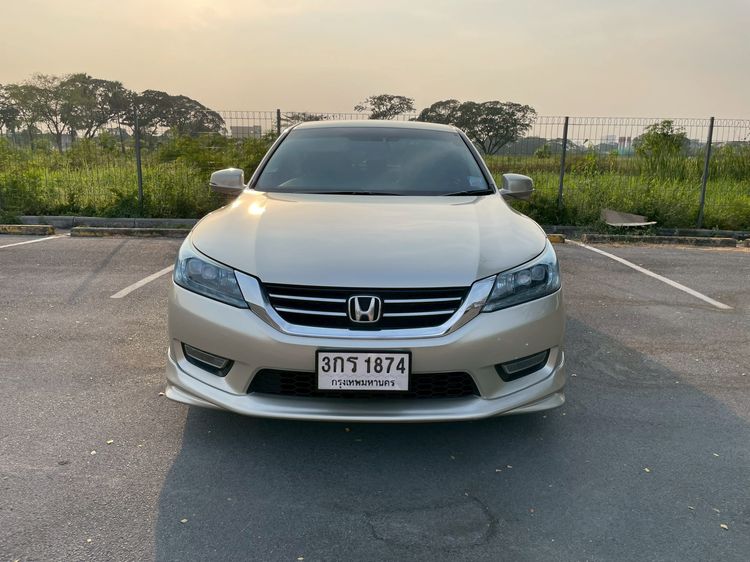 Honda Accord 2014 2.4 EL i-VTEC Sedan เบนซิน ไม่ติดแก๊ส เกียร์อัตโนมัติ บรอนซ์ทอง รูปที่ 3