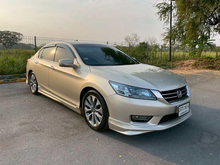 Honda Accord 2014 2.4 EL i-VTEC Sedan เบนซิน ไม่ติดแก๊ส เกียร์อัตโนมัติ บรอนซ์ทอง รูปที่ 4