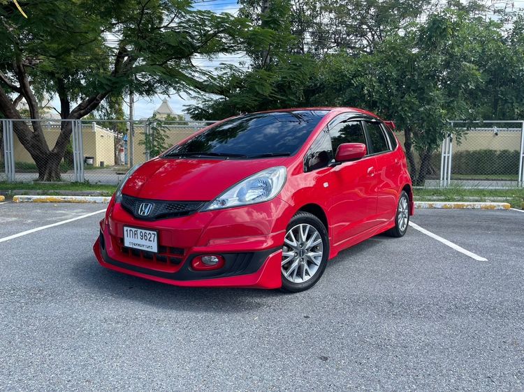 Honda Jazz 2013 1.5 S i-VTEC Sedan เบนซิน ไม่ติดแก๊ส เกียร์อัตโนมัติ แดง
